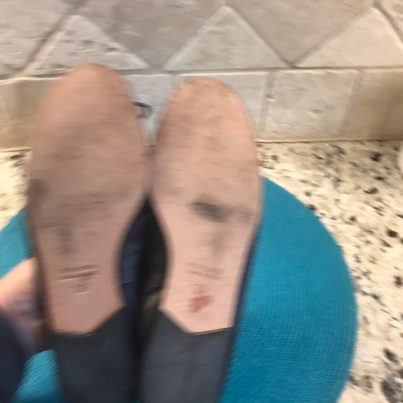 Altariva Roma Black Leather Ballet Flats - Picture 5 of 8